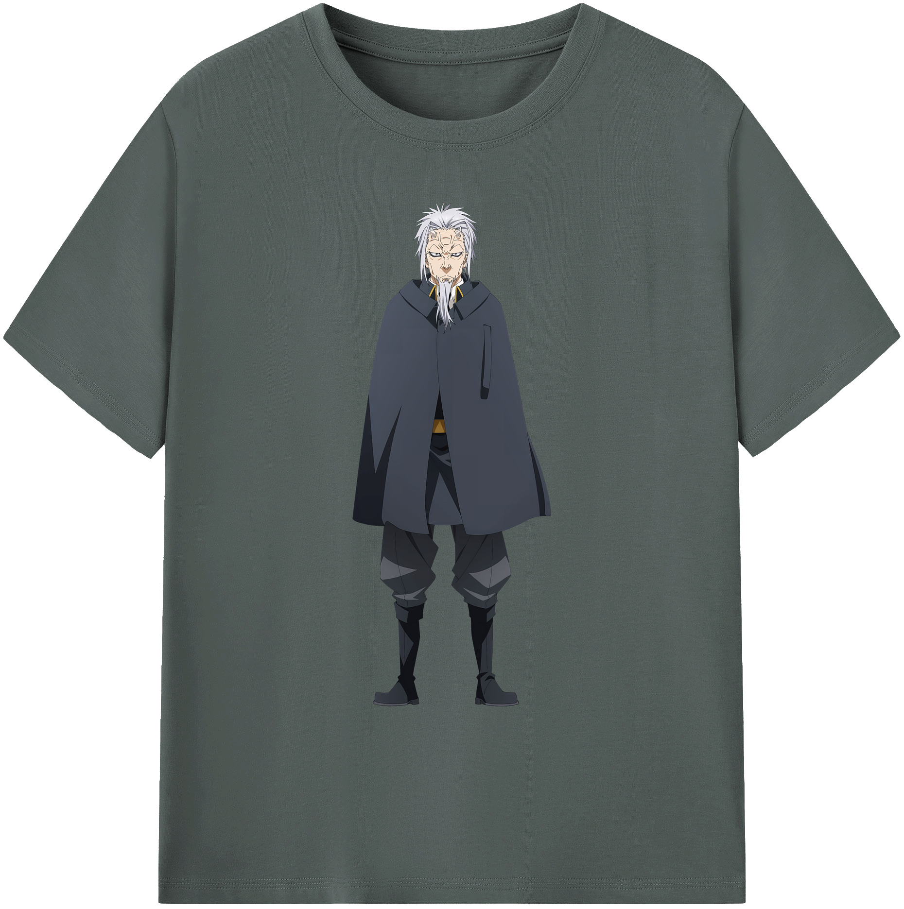 （画像用） 転スラ Regarding Reincarnated to Slime 綿100％ メンズ半袖Tシャツ｜肌触りやわらか＆通気性